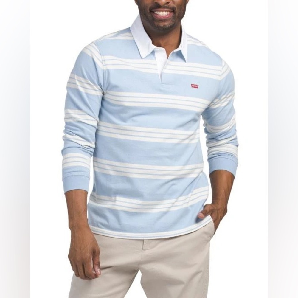 Levi’s Mens Classic-Fit Rugby Shirt​